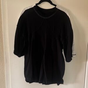 FP Movement by Free People Black and White Short Sleeve Tee